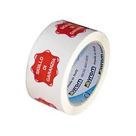 NASTRI ADESIVI 50X66 BIANCO SIGILLO DI GARANZIA