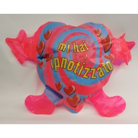 CUORI GONFIABILI D60 C/MANI E PIEDI