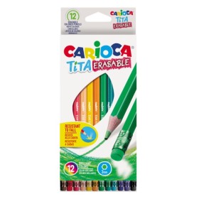 PASTELLI LEGNO CANCELLABILI CARIOCA X12