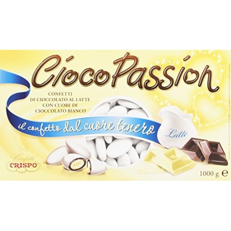 CONFETTI CIOCO PASSION BIANCHI 1KG