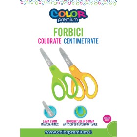 FORBICI CENTIMETRATA GOMMATA COLOR PREMIUM