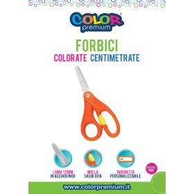 FORBICI CENTIMETRATA CON PORTANOME COLOR PREMIUM