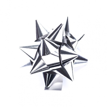 BUSTE FIOCCHI 10MM ARGENTO METAL 100PZ