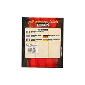 ETICH. ADES. IN BUSTA MARKIN 73X37