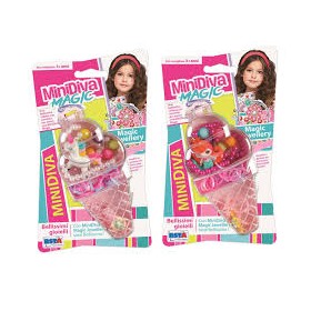 SET ACCESSORI MINIDIVA COLLANA PERLINE CONO GELATO