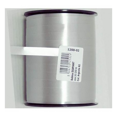 NASTRI PER CONFEZIONE 250Y OPACO ARGENTO