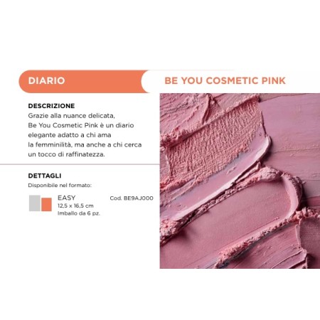 AGENDA POKET COSMETIC PINK BE YOU 2025