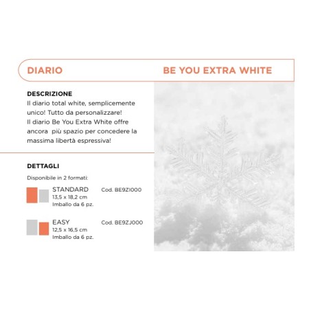AGENDA STD EXTRA WHITE BE YOU 2025