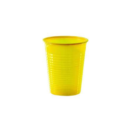 BICCHIERI 200 CC GIALLI PZ.50