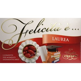 CONFETTI DELLA FELICITA ROSSI LAUREA 1KG