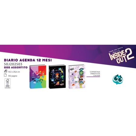 DIARI 12 MESI STD INSIDE OUT 2 2025
