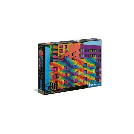 PUZZLE 500 PZ SQUARES COLORBOOM COLLECTION