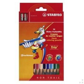 PASTELLI MAXI STABILO X12 C/TEMPERINO