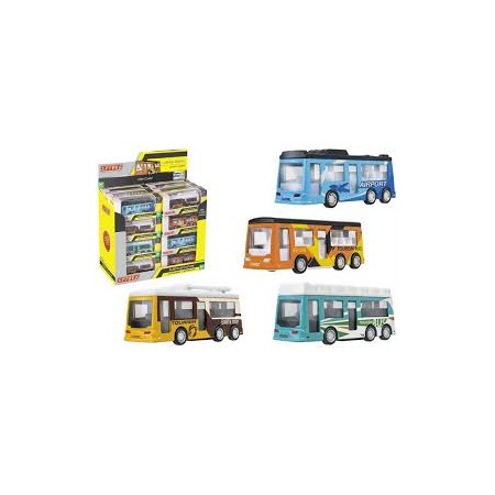 MINI BUS RETROCARICA DIE CAST