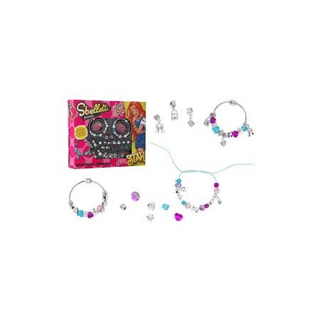 BRACCIALETTI C/CHARMS INTERCAMBIABILI PZ.2
