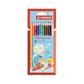 PASTELLI ACQUERELLABILI X 12 STABILO