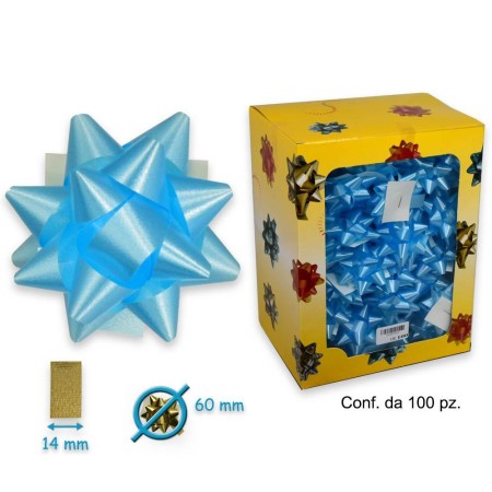 BUSTE FIOCCHI 10MM AZZURRO 100PZ