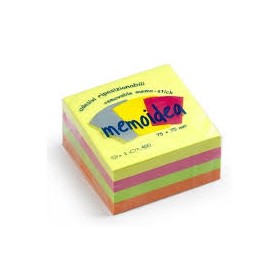 MEMOIDEA CUBO 75X75 COL. NEON
