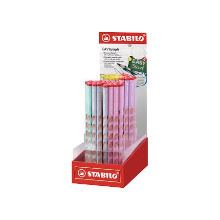 ESP. 60 MATITE EASY GRAPH X MANCINI HB STABILO