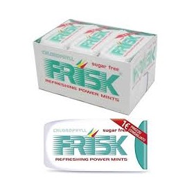 CARAMELLE FRISK CHLOROPH. S/ZUCC. PEPPERMINT 12PZ