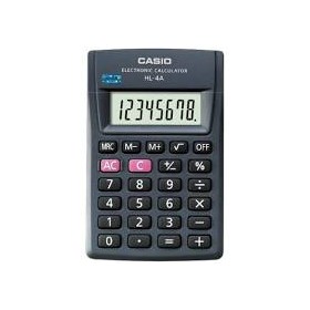 CALCOLATRICE TASCABILI CASIO 8 CIFRE HL-4A