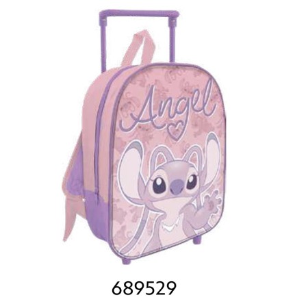 ZAINI TROLLEY ASILO STITCH ROSA