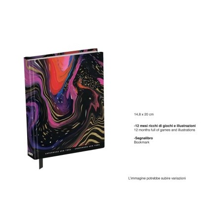 DIARIO POCKET 12 MESI ETTA VEE MARBLE