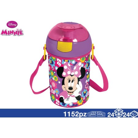 BORRACCE C/TRACOLLA 450ML MINNIE