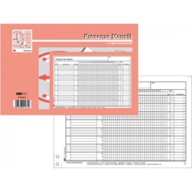 BLOCCO PRESENZE 25X2 AUTO 15X23
