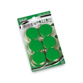 BOTTONI MAGNETICI 30MM VERDE 12 PZ