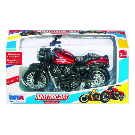 MOTO DIE CAST RETROCARICA