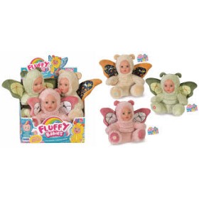 BAMBOLA FLUFFY VESTITO ASS. PZ.4