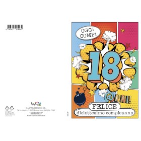 BIGLIETTI MARPIMAR COMPLEANNO 18 ANNI