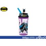 BICCHIERE C/CANNUCCIA E PERSONAGGIO 360 ML BATMAN