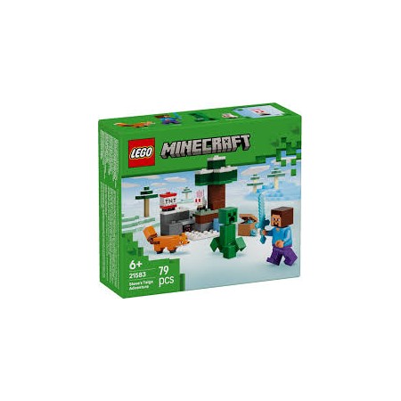 21583 LEGO MINECRAFT AVVENTURA DI STEVE NELLA TAIGA