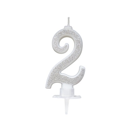 CANDELE CM 7 ARGENTO GLITTER N2