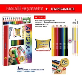PASTELLI LEGNO MINA 3.0 ARTGRAF X 18