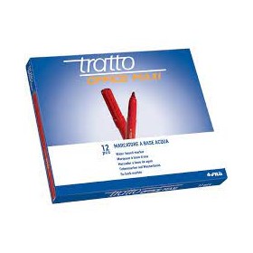 PENNARELLI TRATTO OFFICE MAXI ROSSI PZ 12