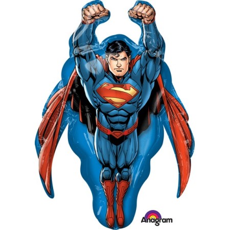SUPERSHAPE SUPERMAN FOLIENBALLON. VERPACK P38 Q