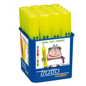 EVIDENZIATORI TRATTO 12PZ GIALLI
