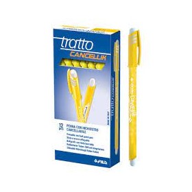 BIRO TRATTO CANCELLIK PZ 12 GIALLO