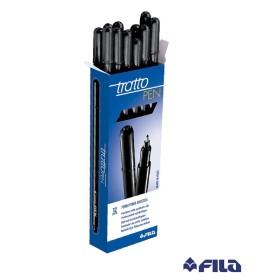 BIRO TRATTO PEN COLOR NERO 12PZ