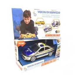 AUTO DELLA POLIZIA LUCI E SUONI