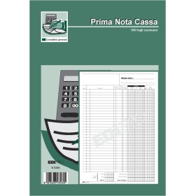 BLOCCHI PRIMA NOTA CASSA IN CARTA USO MANO