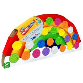 PLASTILINA MORBIDA 26X25 ARCOBALENO