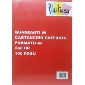 CARTONCINI GOFFRATI ROSSO