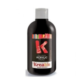 COLORI ACRILICI NERO 500 ML