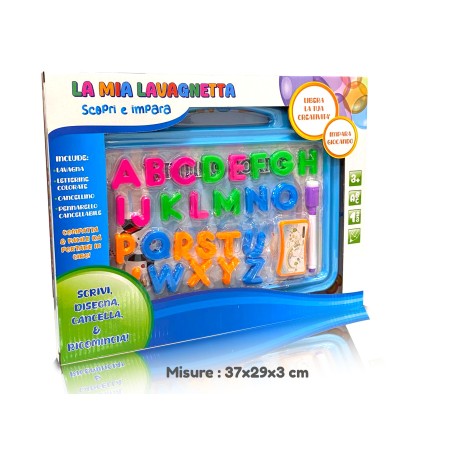 LAVAGNA SCOPRI E IMPARA CON LETTERE