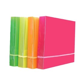 CARPETTE C/ELASTICO A4 FLUO D. 3