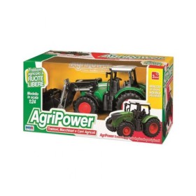 TRATTORE CON MACCHINARIO AGRICOLO 1:24